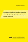 Buchcover Metastruktur der Ortschaften