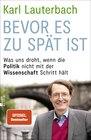 Buchcover Bevor es zu spät ist