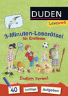 Buchcover Duden Leseprofi – 3-Minuten-Leserätsel für Erstleser: Endlich Ferien!