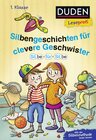 Buchcover Duden Leseprofi – Silbe für Silbe: Silbengeschichten für clevere Geschwister, 1. Klasse