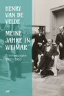Buchcover Meine Jahre in Weimar