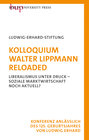 Buchcover Kolloquium Walter Lippmann Reloaded