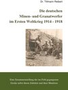 Buchcover Die Deutschen Minen- und Granatwerfer im Ersten Weltkrieg 1914 - 1918