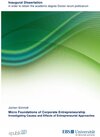 Buchcover Micro Foundations of Corporate Entrepreneurship