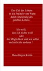 Buchcover Ich weiß, dass ich nichts weiß oder die Möglichkeit sind wir selbst und nicht die anderen !