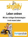 Buchcover simplify your life -