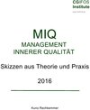 Buchcover MIQ MANAGEMENT INNERER QUALI TÄT