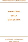 Buchcover Riflessioni Sulla Omeopatia