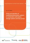 Buchcover Sizing and operation of residential photovoltaic systems in combination with battery storage systems and heat pumps