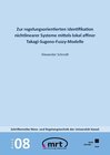 Buchcover Zur regelungsorientierten Identifikation nichtlinearer Systeme mittels lokal affiner Takagi-Sugeno-Fuzzy-Modelle