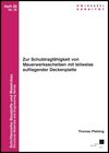 Buchcover Zur Schubtragfähigkeit von Mauerwerksscheiben mit teilweise aufliegender Deckenplatte