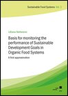 Buchcover Basis for monitoring the performance of Sustainable Development Goals in Organic Food Systems
