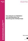 Buchcover Zum Verbund von Stahlbeton und Stahlfaserbeton bei Beachtung des Arbeitsprinzips