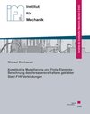 Buchcover Konstitutive Modellierung und Finite-Elemente-Berechnung des Versagensverhaltens geklebter Stahl-FVK-Verbindungen