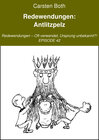 Buchcover Redewendungen: Antlitzpelz