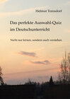 Buchcover Das perfekte Auswahl-Quiz im Deutschunterricht