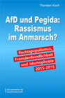 Buchcover AfD und Pegida: Rassismus im Anmarsch?