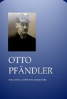 Buchcover Otto Pfändler 1889-1966