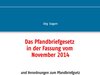 Buchcover Das Pfandbriefgesetz in der Fassung vom November 2014