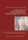 Buchcover Zur Biografie des Kirchenbaumeisters Bernhard Hopp (1893-1962)