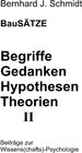 Buchcover BauSÄTZE: Begriffe - Gedanken - Hypothesen - Theorien II