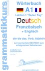 Buchcover Wörterbuch Deutsch - Französisch - Englisch Niveau A1