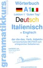 Buchcover Wörterbuch Deutsch - Italienisch - Englisch Niveau A1