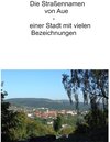 Buchcover Die Straßennamen von Aue