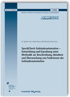 Buchcover Spec&Check Gebäudeautomation - Entwicklung und Erprobung einer Methodik zur Beschreibung, Abnahme und Überwachung von Fu