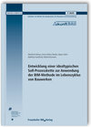 Buchcover Entwicklung einer idealtypischen Soll-Prozesskette zur Anwendung der BIM-Methode im Lebenszyklus von Bauwerken. Abschlus