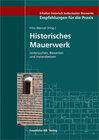 Buchcover Historisches Mauerwerk