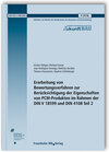 Buchcover Erarbeitung von Bewertungsverfahren zur Berücksichtigung der Eigenschaften von PCM-Produkten im Rahmen der DIN V 18599 u