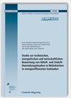 Buchcover Studie zur technischen, energetischen und wirtschaftlichen Bewertung von Abluft- und Umluft-Dunstabzugshauben in Wohnküc