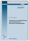 Buchcover Tragverhalten von Sandwichfassaden unter mechanischen und thermischen Einwirkungsgrößen