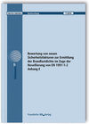 Buchcover Bewertung von neuen Sicherheitsfaktoren zur Ermittlung der Brandlastdichte im Zuge der Novellierung von EN 1991-1-2 Anha