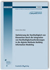 Buchcover Optimierung der Nachhaltigkeit von Bauwerken durch die Integration von Nachhaltigkeitsanforderungen in die digitale Meth