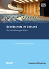 Buchcover Brandschutz im Bestand. Versammlungsstätten