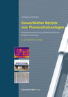 Buchcover Gewerblicher Betrieb von Photovoltaikanlagen