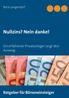 Buchcover Nullzins nein danke