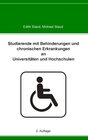 Buchcover Studierende mit Behinderungen und chronischen Erkrankungen an Universitäten und Hochschulen