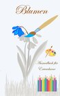 Buchcover Blumen - Ausmalbuch für Erwachsene
