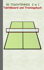 Buchcover 3D Tischtennis 2 in 1 Taktikboard und Trainingsbuch