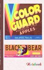 Buchcover Vintage Label Art Notebook: Color Guard! (Notizbuch)