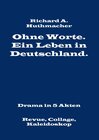 Buchcover Ohne Worte. Ein Leben in Deutschland. Drama in 5 Akten