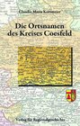 Buchcover Die Ortsnamen des Kreises Coesfeld