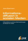 Buchcover Informationsdiffusion in sozialen Medien