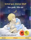 Buchcover Schlaf gut, kleiner Wolf - Sov godt, lille ulv. Zweisprachiges Kinderbuch (Deutsch - Dänisch)