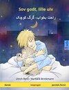 Buchcover Sov godt, lille ulv – Khub råhat karke kutshak. Tosproged børnebog (dansk – persisk (farsi)) (www.childrens-books-biling
