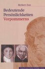 Buchcover Bedeutende Persönlichkeiten Vorpommerns