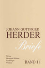 Buchcover Johann Gottfried Herder. Briefe.